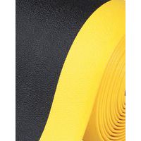 grainy surface, black/yellow