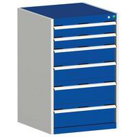 Bott Cubio Multi Drawer Cabinet For Tool Storage HxWxD 1000x650x525mm