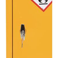 Lock Close-up Flammable Storage Cabinet COSHH - 900x915mm