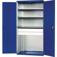 Bott Cubio 2 Drawer 3 Shelf Metal Cabinet 2000x1050x650mm - Secure