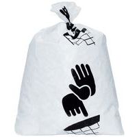 Heavy Duty Bin Bags - 60/160 Litre - White Plastic - Manutan UK