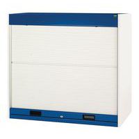 Bott Cubio Roller Shutter Metal Cabinet With 3 Shelves 1200x1050x650mm