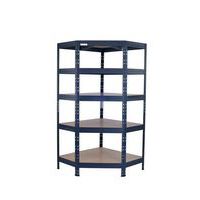 Rapid 3 Pro Corner Shelving Bay - 1800h with 5 Shelves