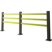 Traffic Control Barrier - 3 Rails - Road/Pedestrian Safety - Safety