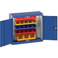 Bott Cubio Louvre/Perfo Workshop Storage Cabinet 23 Bins 700x800mm