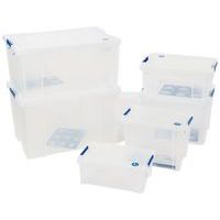 Storage container and lid - Length 320 to 580 mm - 10 to 70 l - Manutan Expert