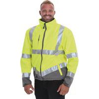 Hi Vis Softshell Jacket for Safety and Cold Weather Protection