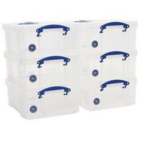 Clip Lock Box - 18 L - Clear - Really Useful