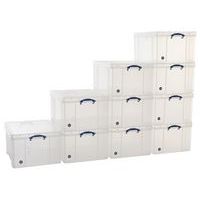 145 L Clear Really Useful Box Pallet Buy of 10 - Storage
