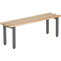 Gym/School Changing Room Bench - Wood Slats - Anti-Bacterial - Elite