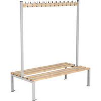 Double-Sided Bench - Changing Room Coat Rack - Anti-Bacterial - Elite