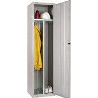 Grey clean & dirty metal storage lockers