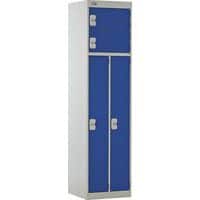 Blue 2 person storage lockers