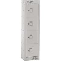 Grey Personal Effects Locker With 4 Doors
