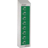 Green Personal Effects Locker With 8 Doors