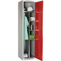 Red Open Door Anti-Bacterial Uniform Lockers