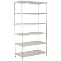 Chrome 6 Shelf Shelving Bay OFFER