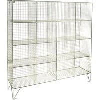 Wire Mesh Baskets - 12-40 Open Storage Boxes - Cubed Partitions
