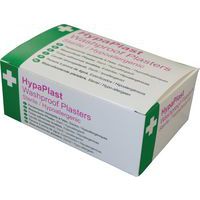 Packs of 100 Plasters - Waterproof/Fabric for First Aid and Safety