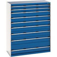 Bott Cubio Multi Drawer Cabinet For Tool Storage HxWxD 1600x1300x650mm