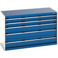 Bott Cubio Multi Drawer Cabinet For Tool Storage HxWxD 800x1300x650mm