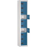 Tablet Charging Probe Locker With 10 Or 15 Clear Or Solid Doors