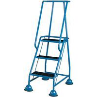 Mobile Anti-Slip Step Ladders With Domed Feet - Safety Ladder