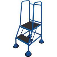 Mobile Anti-Slip Step Ladders With Domed Feet - Large Classic Plus