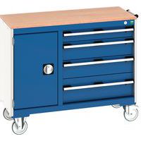 Bott Cubio Mobile Multi Drawer 60/40 Tool Storage Cupboard 890x1050mm