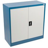 Metal Workshop Side Cupboard - Tool Storage Cabinets - HxW 900x900mm - Manutan Expert