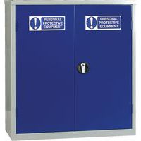 PPE Cupboard - Low Double Door Cabinet