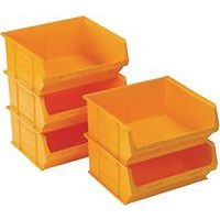TC6 Storage Stacking Bins - Pack of 5 28.3L Bins - H182xW420xD375mm
