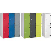 Low Laminated Lockers - Anti-Bacterial - 2 Door - 1220mm High - Probe