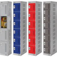 Charging Lockers - Tool Storage - 4 To 8 Industrial Metal Cabinets
