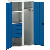 Bott Verso Multi-Shelf/Drawer PPE Cabinet HxW 2000x1050mm - Organized