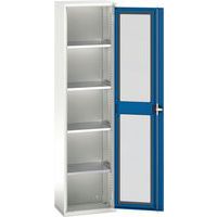 Bott Verso Vision Door Metal Storage Cupboard WxD 525x350mm - Secure