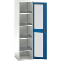 Bott Verso Vision Door Metal Storage Cupboard WxD 525x550mm - Secure