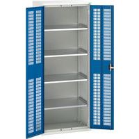 Bott Verso 4 Shelf Ventilated Metal Storage Cupboard HxW 2000x800mm