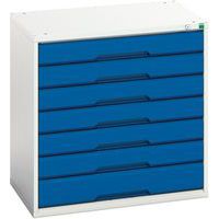 Bott Verso 7 Multi-Drawer Metal Tool Cabinet HxW 800x800mm - Organized