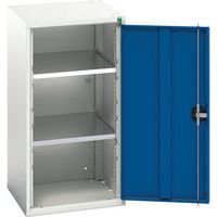 Bott Verso 2 Shelf Durable Metal Storage Cupboard WxD 525x550mm