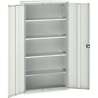 Bott Verso 4 Shelf Metal Storage Cupboard HxW 2000x1050mm - Spacious