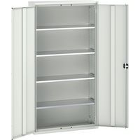 Bott Verso 4 Shelf Metal Storage Cupboard HxW 2000x1050mm