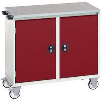 Bott Verso 2 Shelf Mobile Tool Tidy/Storage Cupboard - 980x1050x600mm