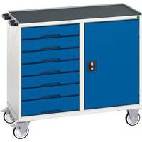 Bott Verso Mobile Combination Metal Drawer & Cupboard 980x1050mm