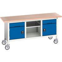 Bott Verso Mobile Workbench - Versatile Storage - HxWxD 830x1750x600mm