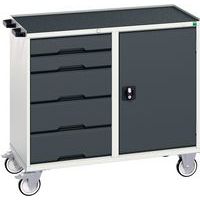 Bott Verso Mobile Workbench with Cupboard & 5 Drawers Storage