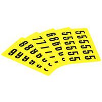 Self-Adhesive Number Labels - A To Z - Location Marker Signs - Manutan Expert