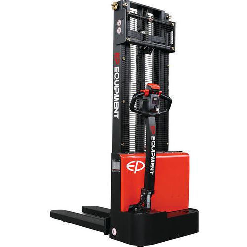Electric Pallet Stacker Truck - Max Lift Height 2430mm - 1200kg Capacity