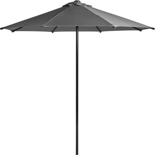 Indoor/Outdoor Parasol - 2.3m Wide - 36mm Diameter Black Metal Pole