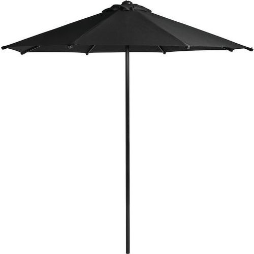 Indoor/Outdoor Parasol - 2.3m Wide - 36mm Diameter Black Metal Pole